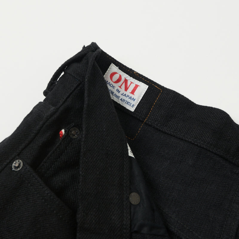 ONI 200ZR-BKBK 'Secret Denim' Wide Straight Jean - One Wash - Black