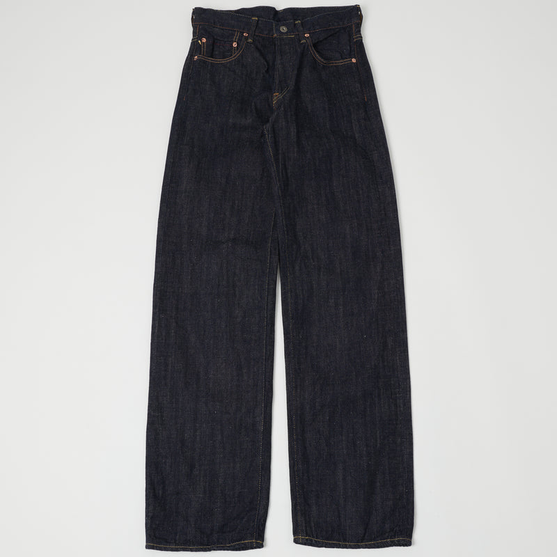 ONI 202 KIRAKU 'Natural Indigo' 13oz Wide Straight Jean - One Wash