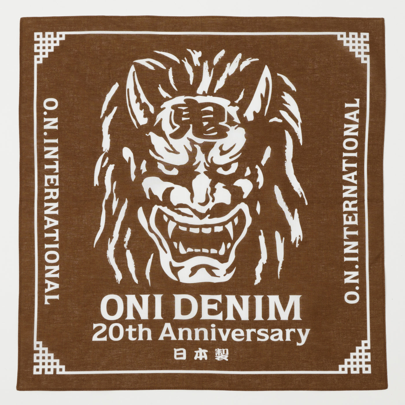 ONI Denim 20th Anniversary Bandana - Brown