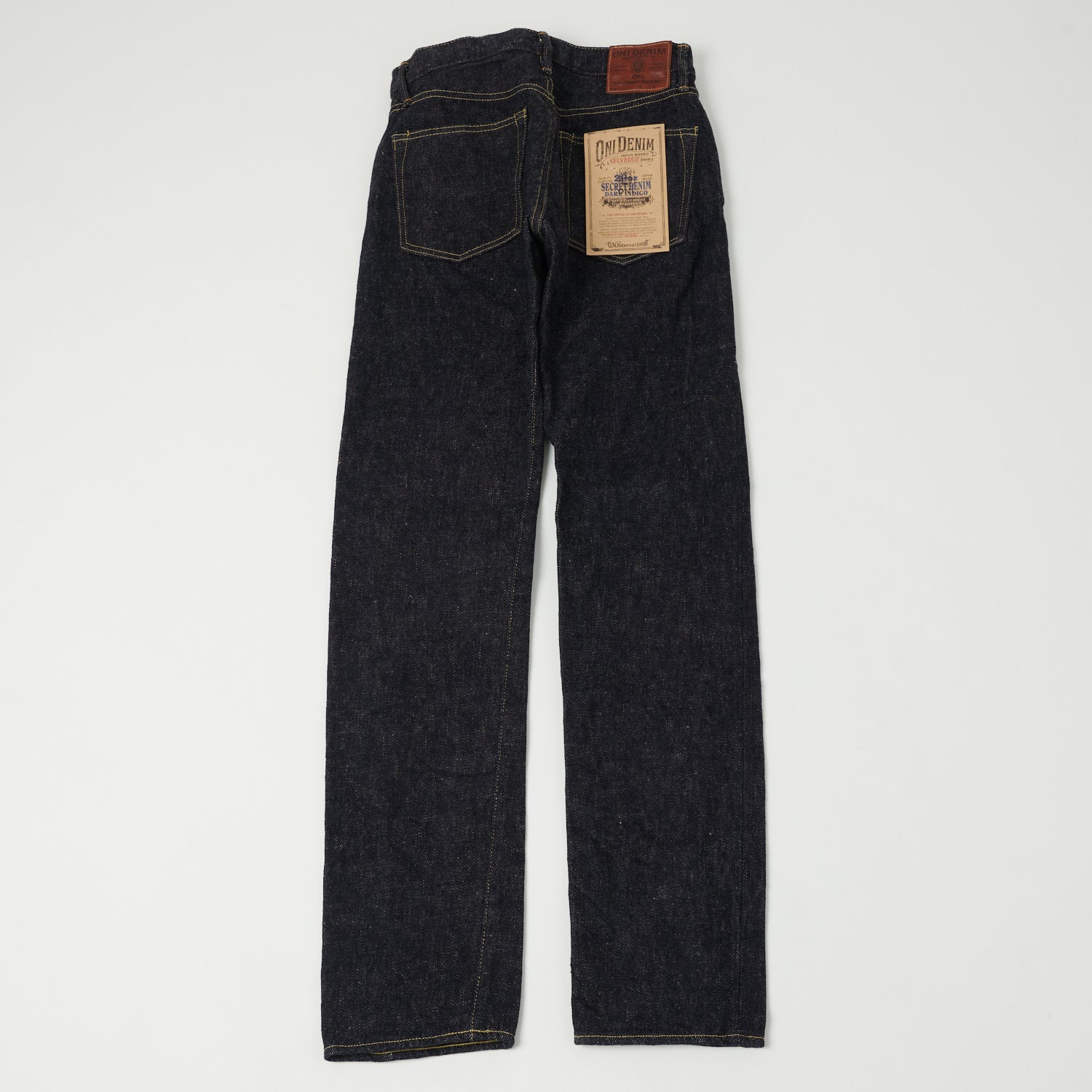 ONI Denim 246-DIZR 20oz 'Dark Indigo Secret Denim' Relaxed Tapered Jean - One Wash