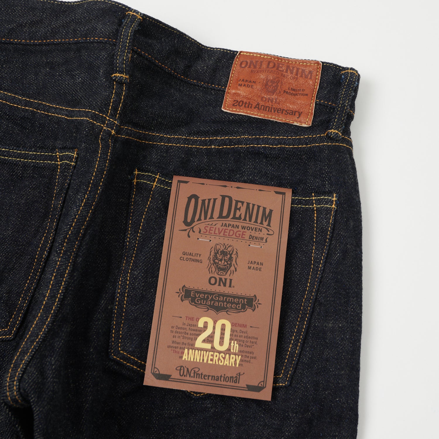 ONI Denim 246 20th Anniversary Blue Cast Relaxed Tapered Jean - One Wash