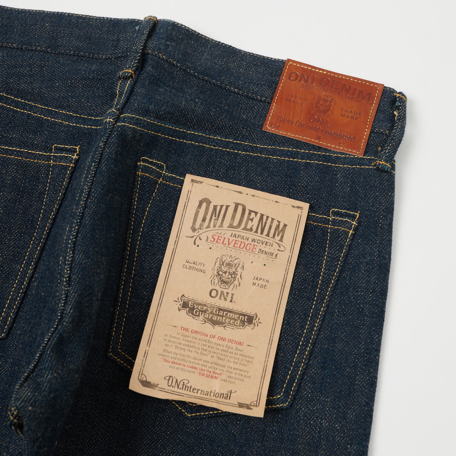 ONI Denim 506ZR 20oz 'Secret Denim' Slim Tapered Jean - Raw – SON