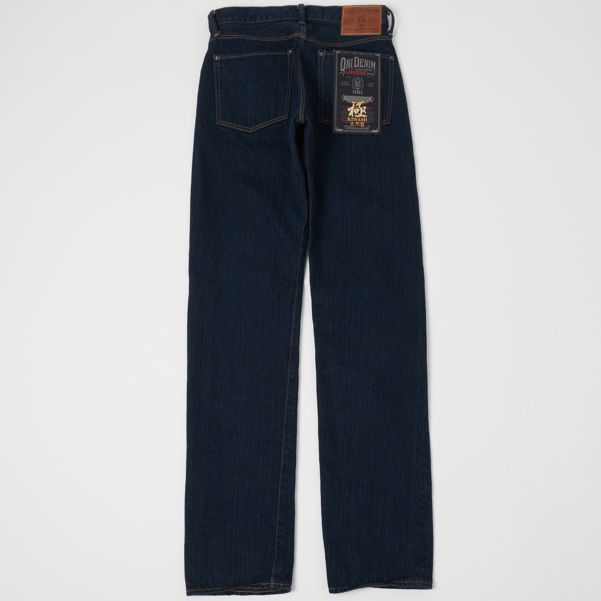 ONI Denim 510SHM 'Kiwami' Semi Hand Made 16oz Natural Indigo Slim Straight Jean - Dark Wash