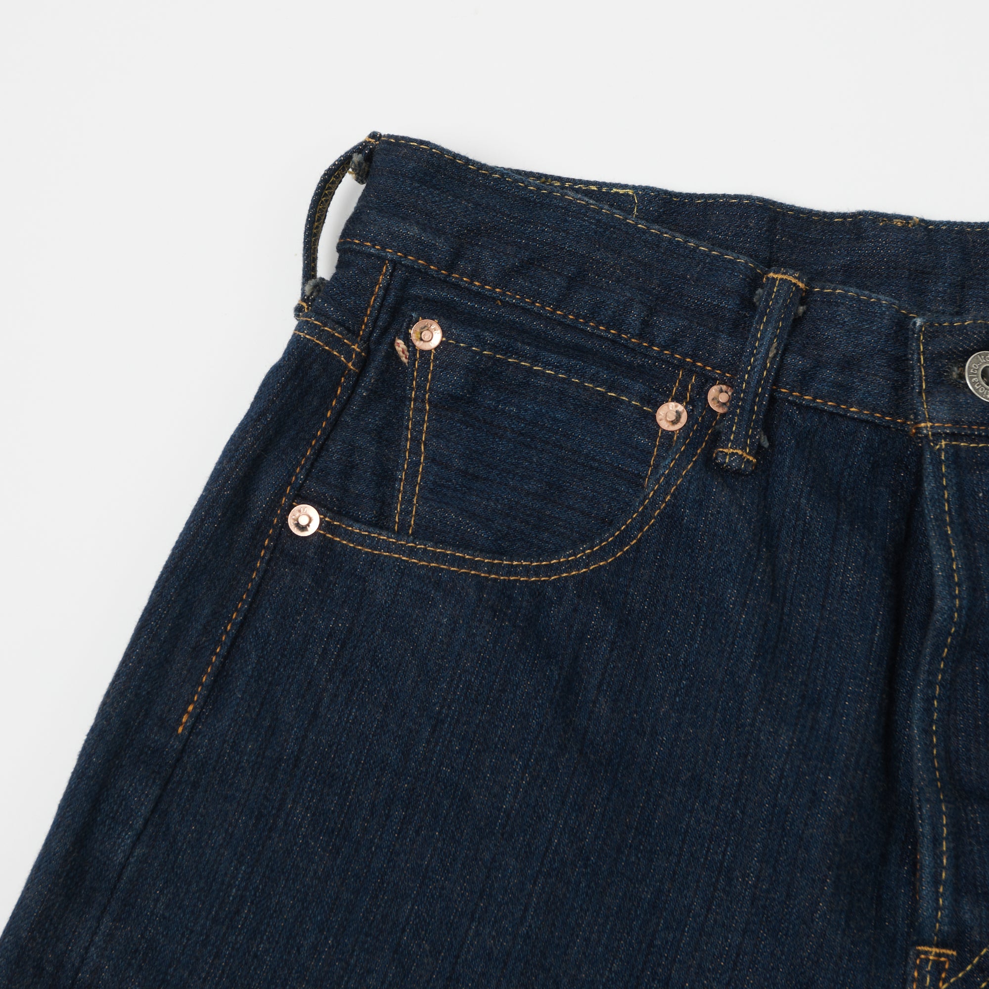 ONI Denim 510SHM 'Kiwami' Semi Hand Made 16oz Natural Indigo Slim Straight Jean - Dark Wash