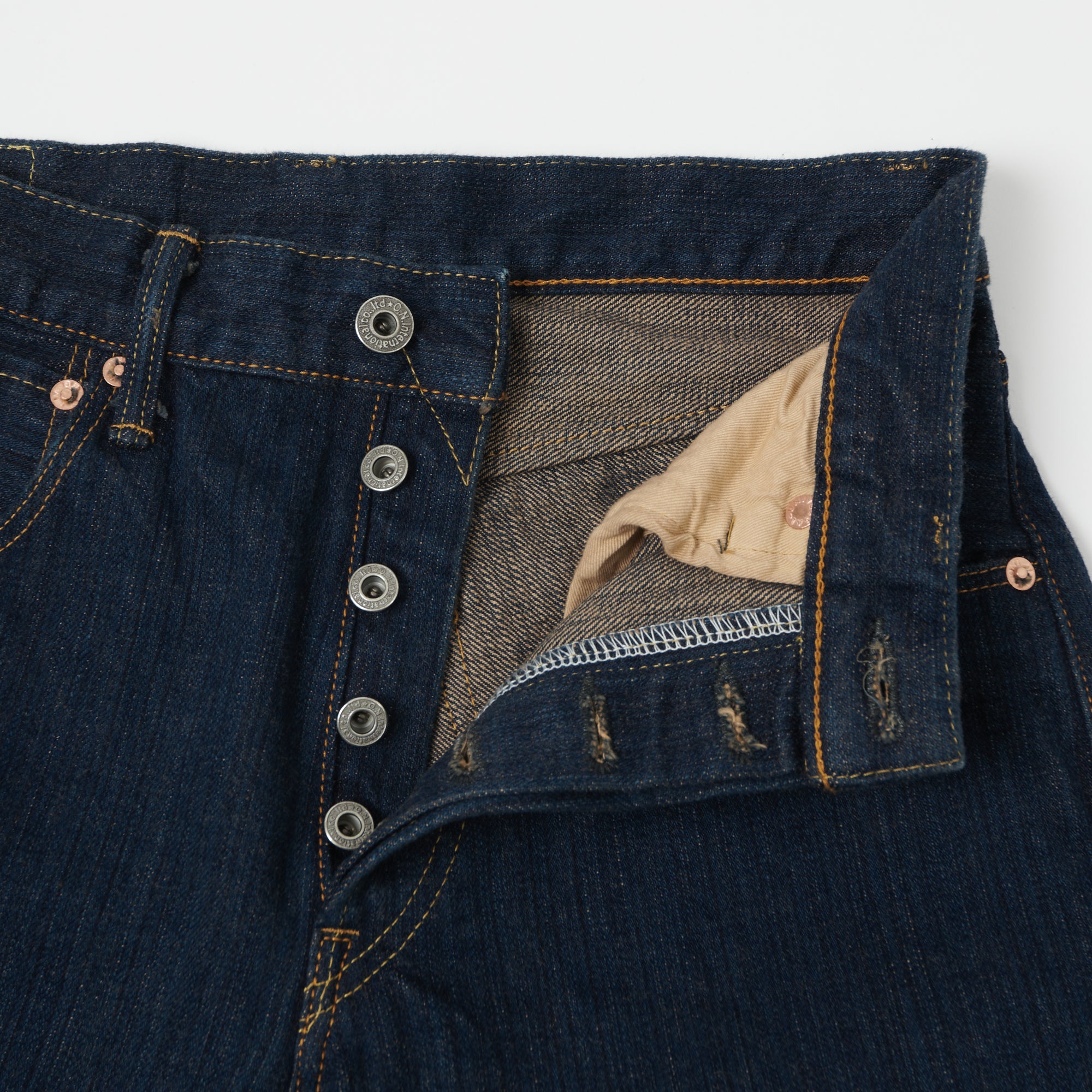 ONI Denim 510SHM 'Kiwami' Semi Hand Made 16oz Natural Indigo Slim Straight Jean - Dark Wash