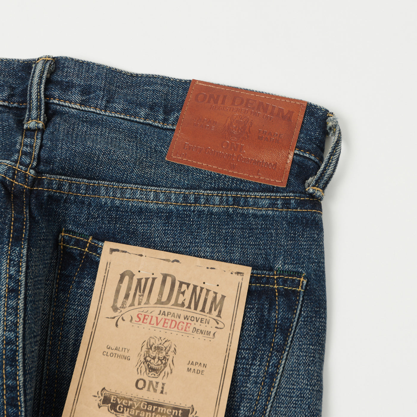 ONI Denim 540 Low Tension 15oz Slim Tapered Jean - 18 Month Used Light Wash