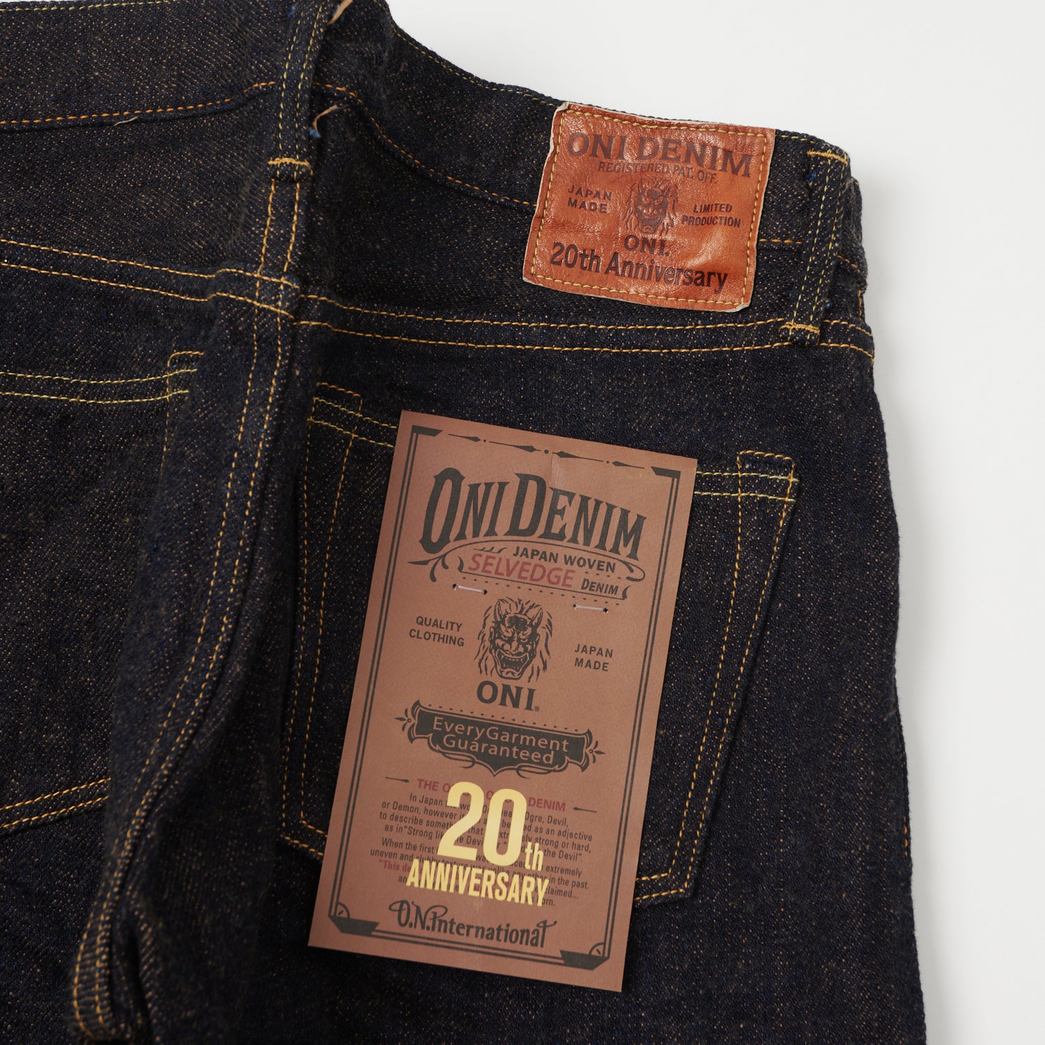 ONI Denim 544 20th Anniversary Red Cast Slim Straight Jean - One Wash