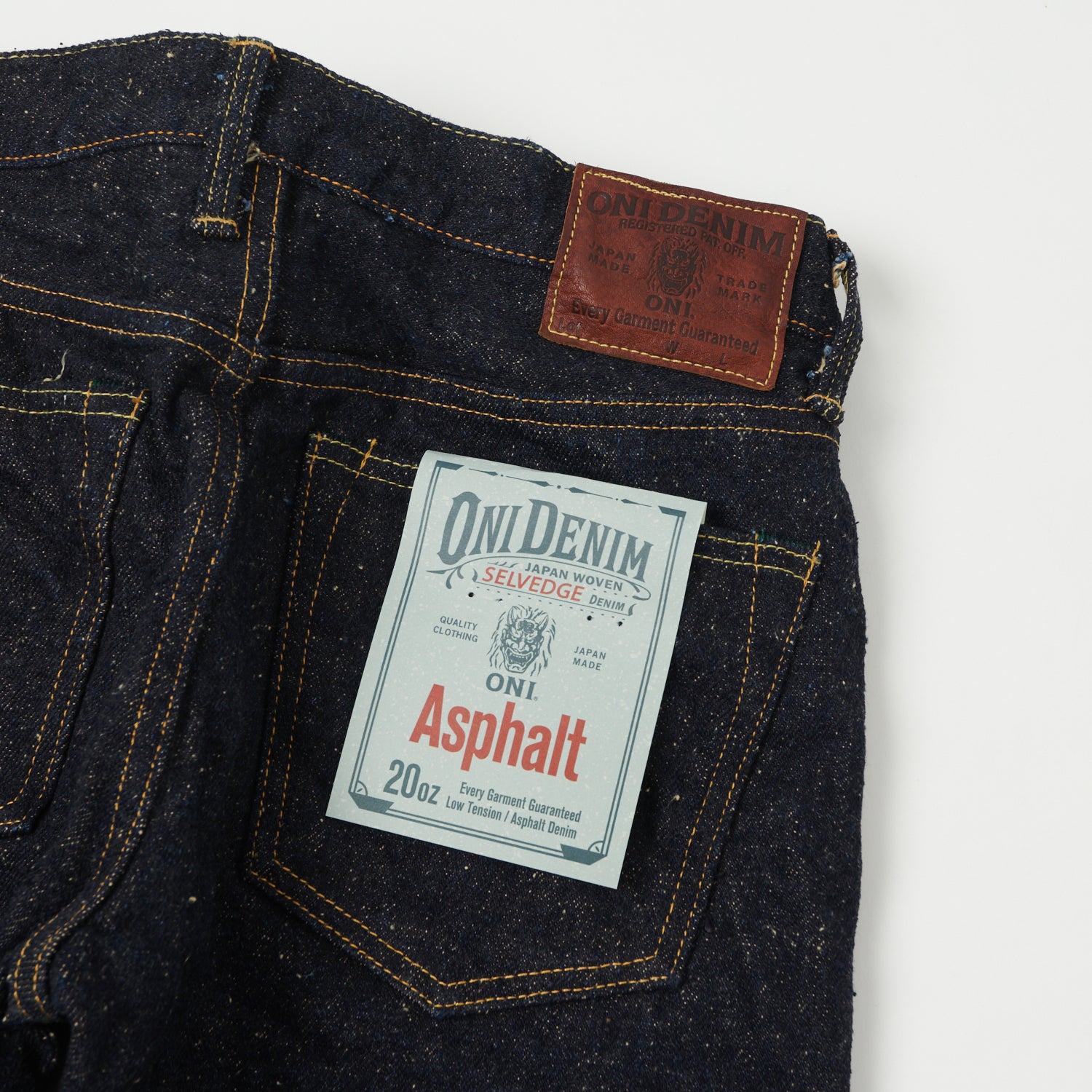ONI Denim 544 Asphalt 20oz Slim Straight Jean - One Wash – SON OF