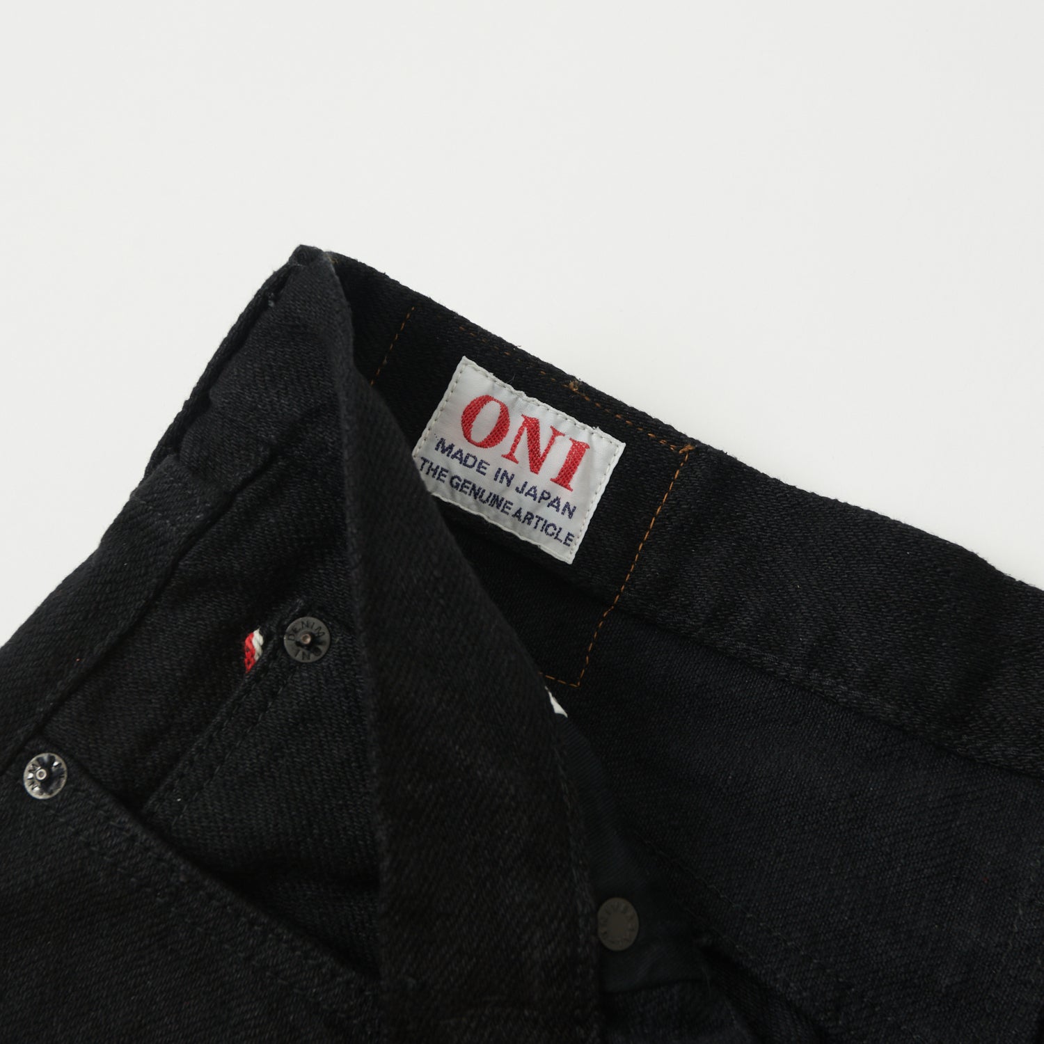 ONI Denim 544ZR-BKBK 20oz 'Secret Denim' Slim Tapered Jean - One Wash - Black