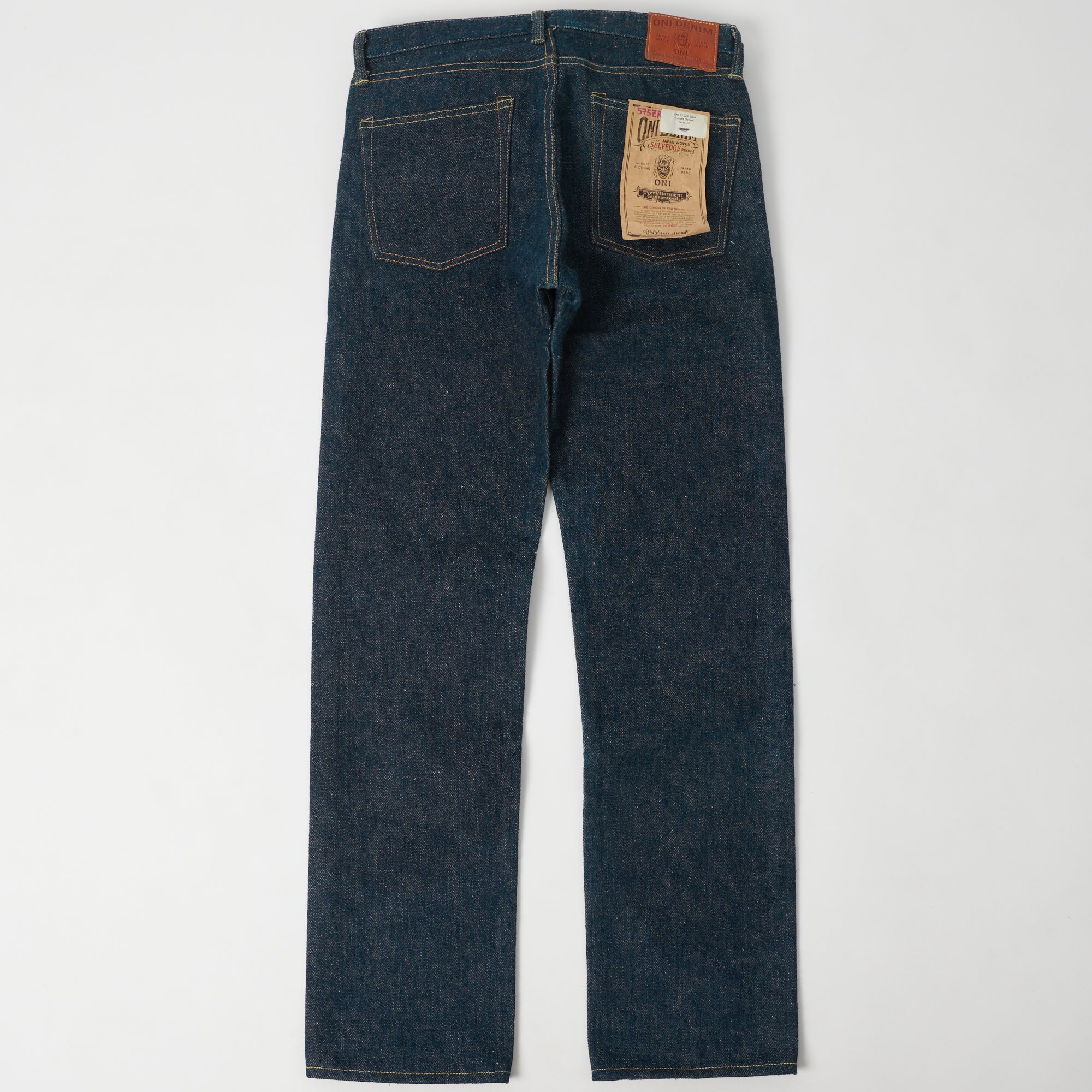ONI Denim 575ZR Secret Denim 20oz Slim Straight Jean - Raw