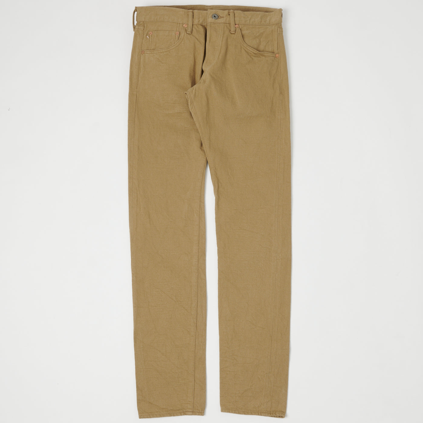 ONI Denim 602LW-BE 'Super Low Tension Beige' 12oz Regular Tapered Jean - One Wash