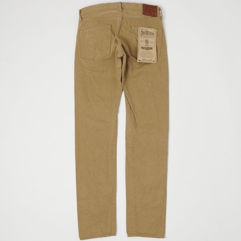 ONI 602LW-BE 'Super Low Tension Beige' 12oz Regular Tapered Jean - One Wash