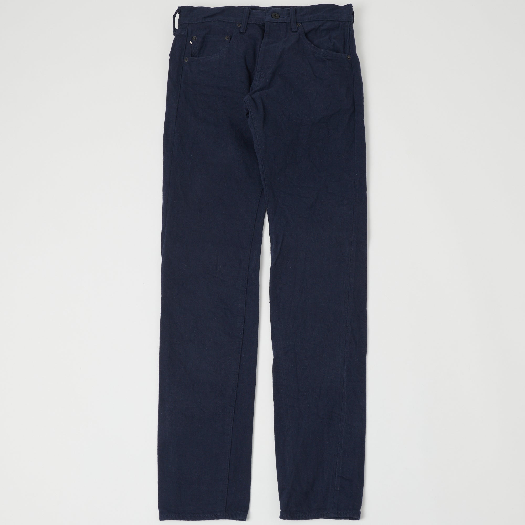 ONI Denim 612-NVNV 'Warp and Weft' 12oz Regular Tapered Jean - Navy One Wash