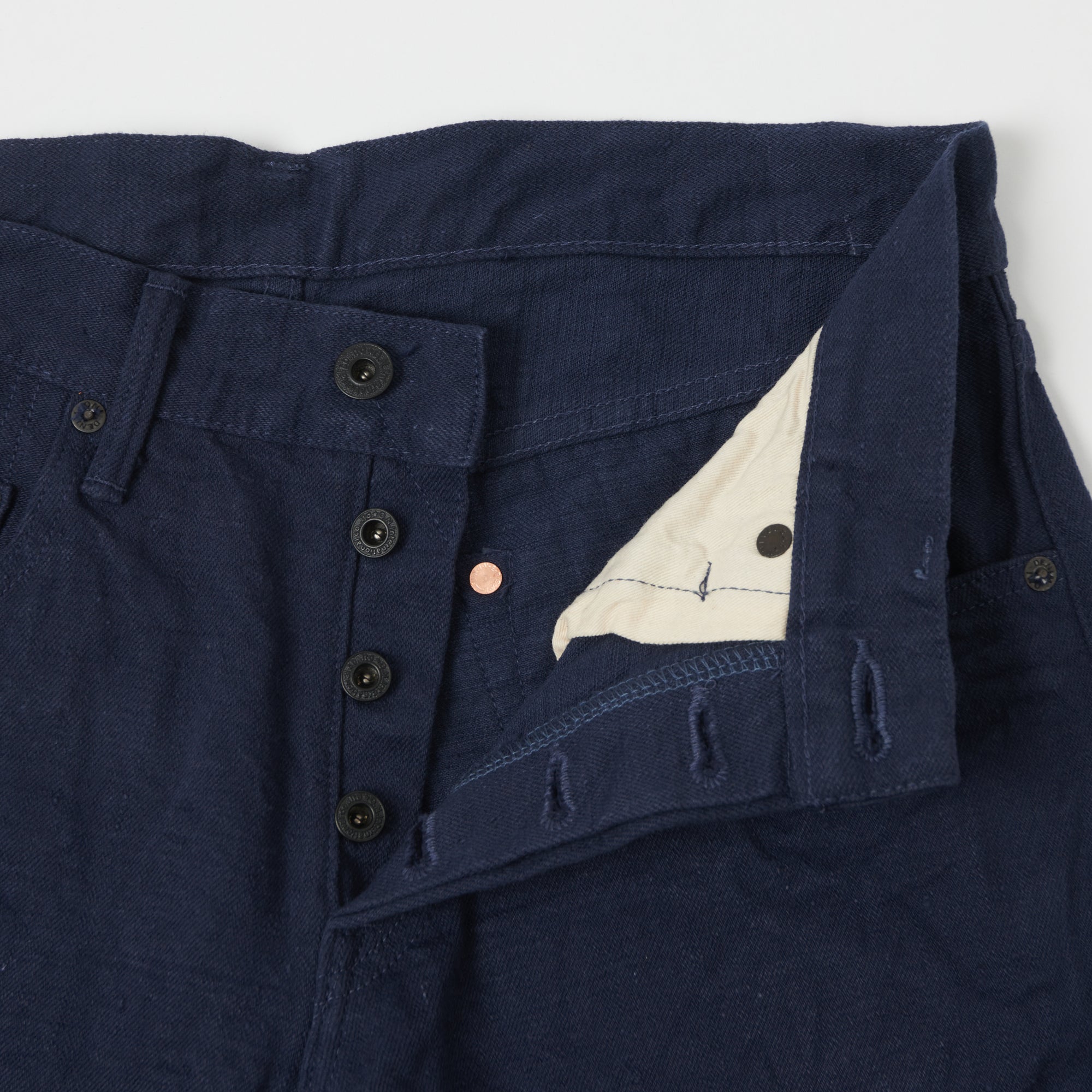 ONI Denim 612-NVNV 'Warp and Weft' 12oz Regular Tapered Jean - Navy One Wash