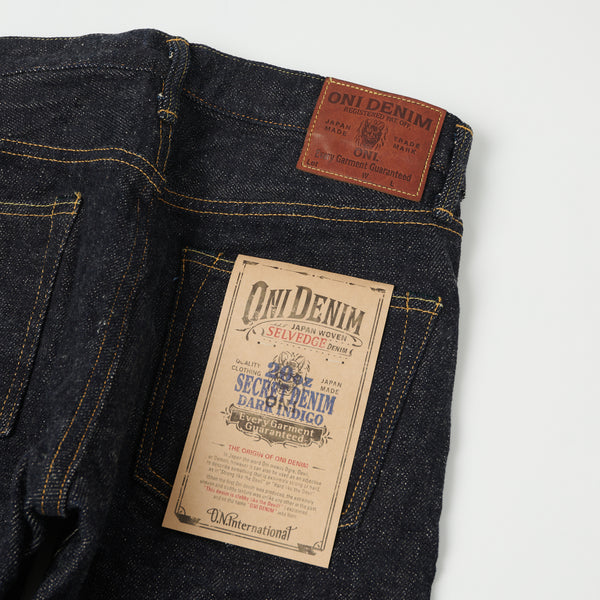 ONI Denim 622 Aizumi 16oz Regular Tapered Jean - Raw – SON OF A STAG ONI Denim 622 Aizumi 16oz Regular Tapered Jean - Raw – SON OF A STAG
