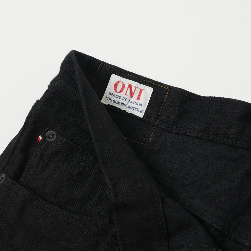 ONI 622ZR-BKBK Secret Denim Relaxed Tapered Jean - One Wash - Black