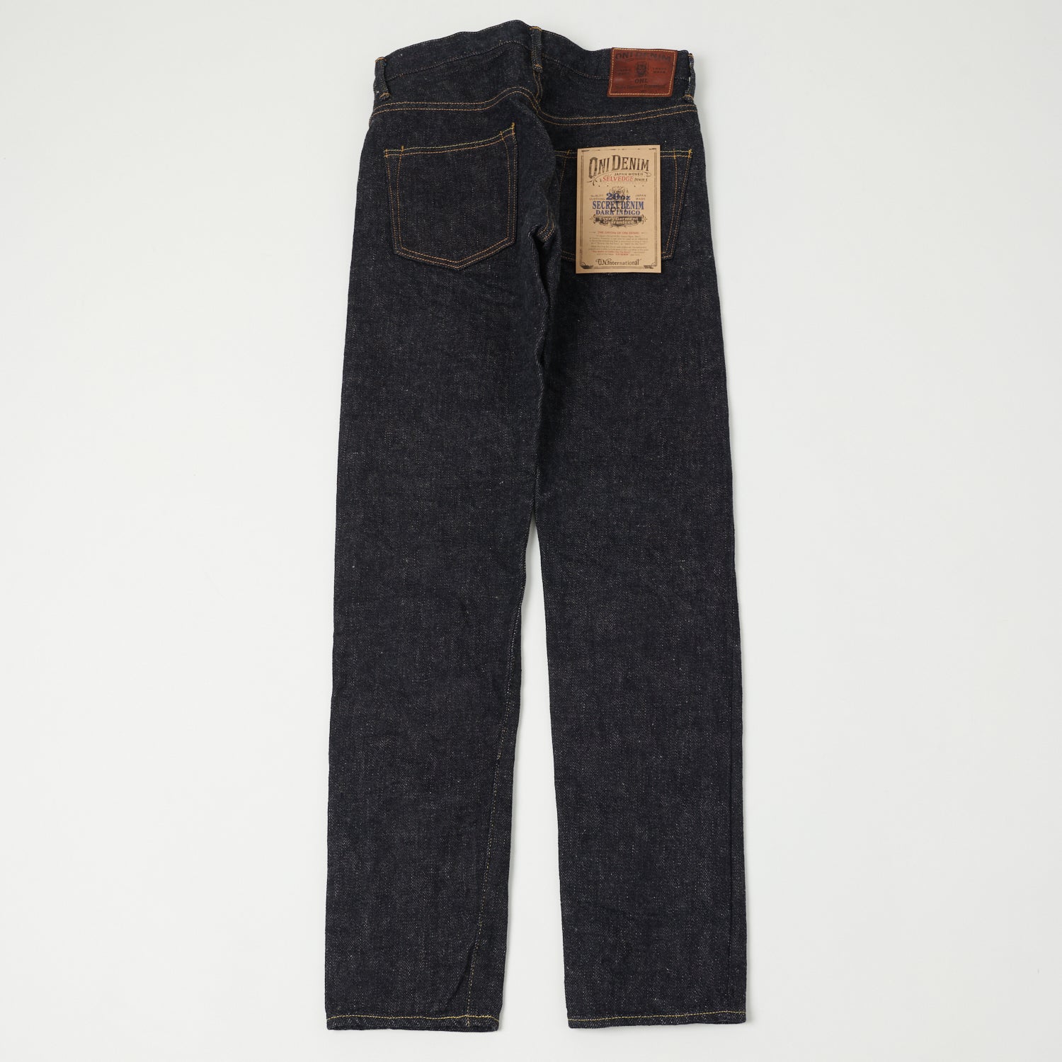 ONI Denim 902-DIZR 20oz 'Dark Indigo Secret Denim' Regular Tapered Jean - One Wash