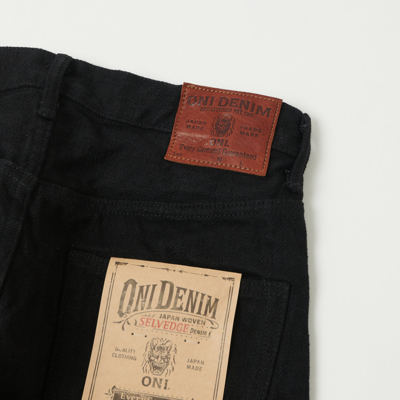 ONI Denim 902ZR-BK Secret Denim Tapered Jean - One Wash