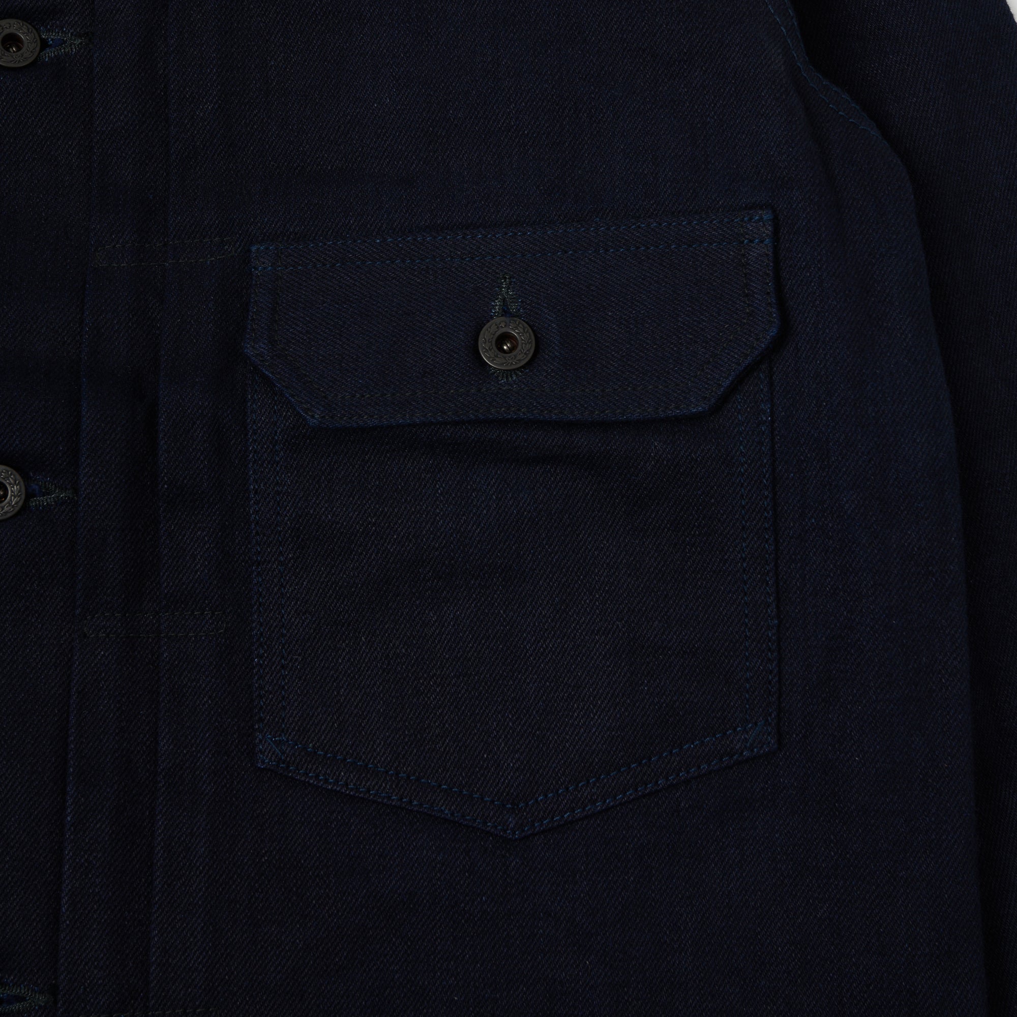 ONI Denim 02517ID17 Type II Double Indigo Denim Jacket