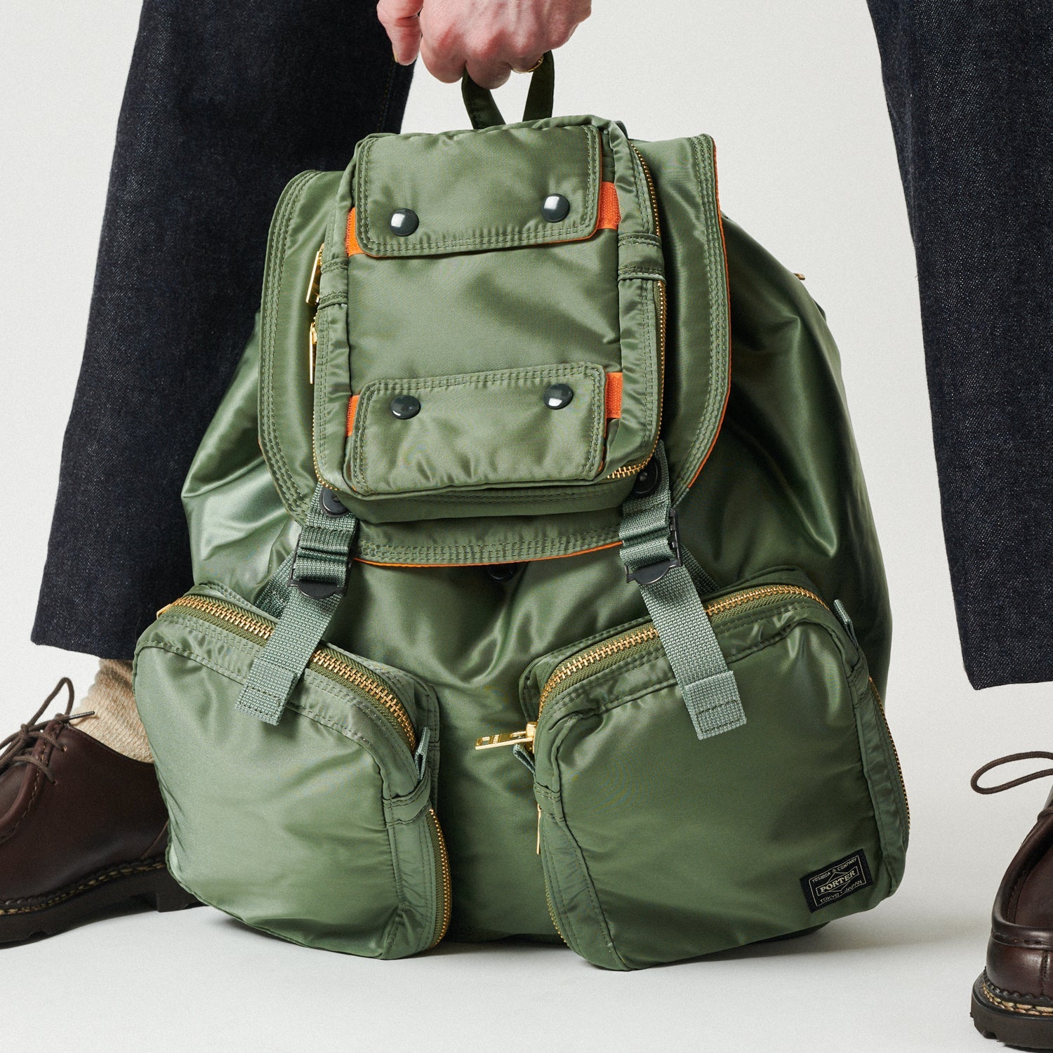 Porter-Yoshida & Co. Tanker Ruck Sack - Sage Green – SON OF A STAG