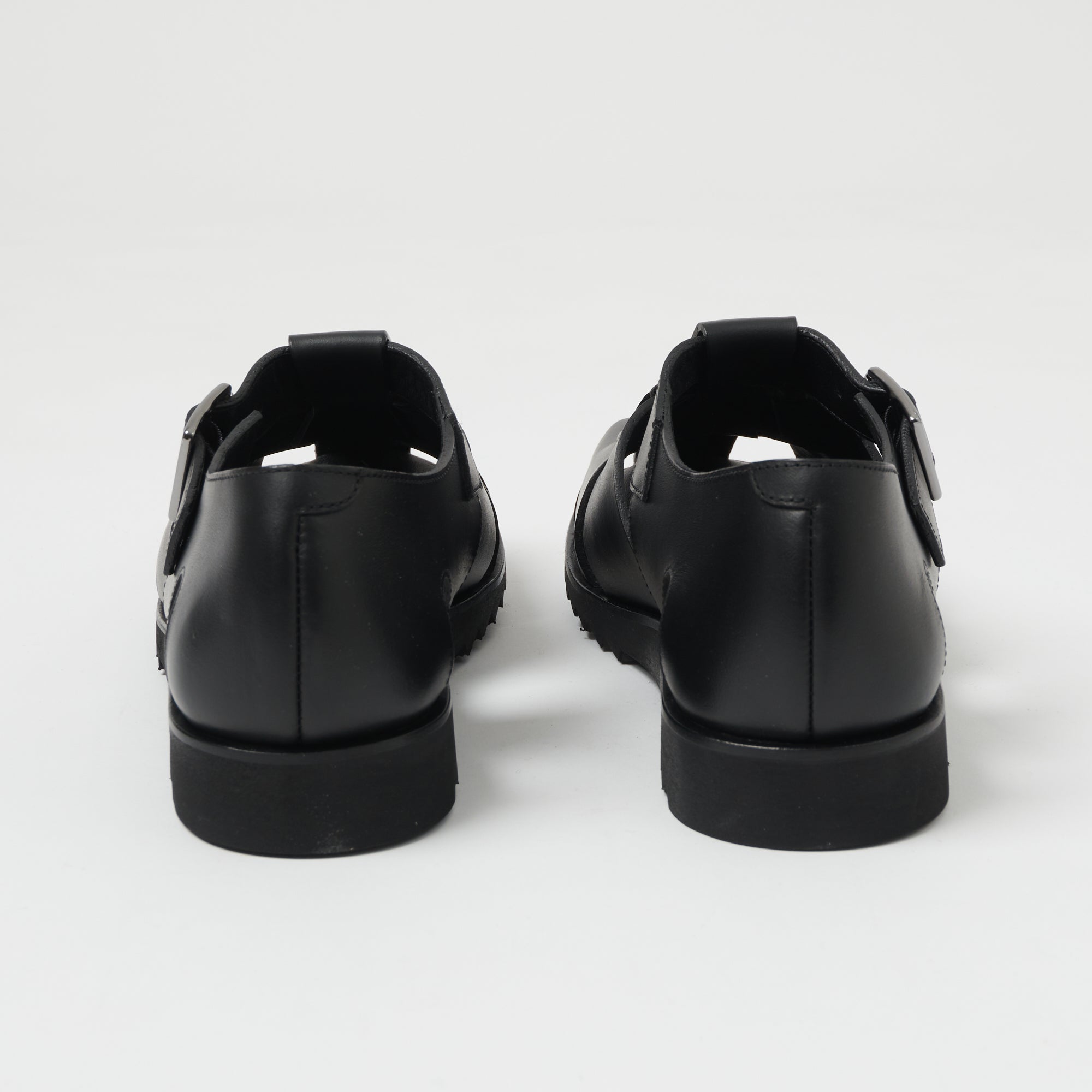 Paraboot Pacific Sport Sandal - Black Lisse Noir