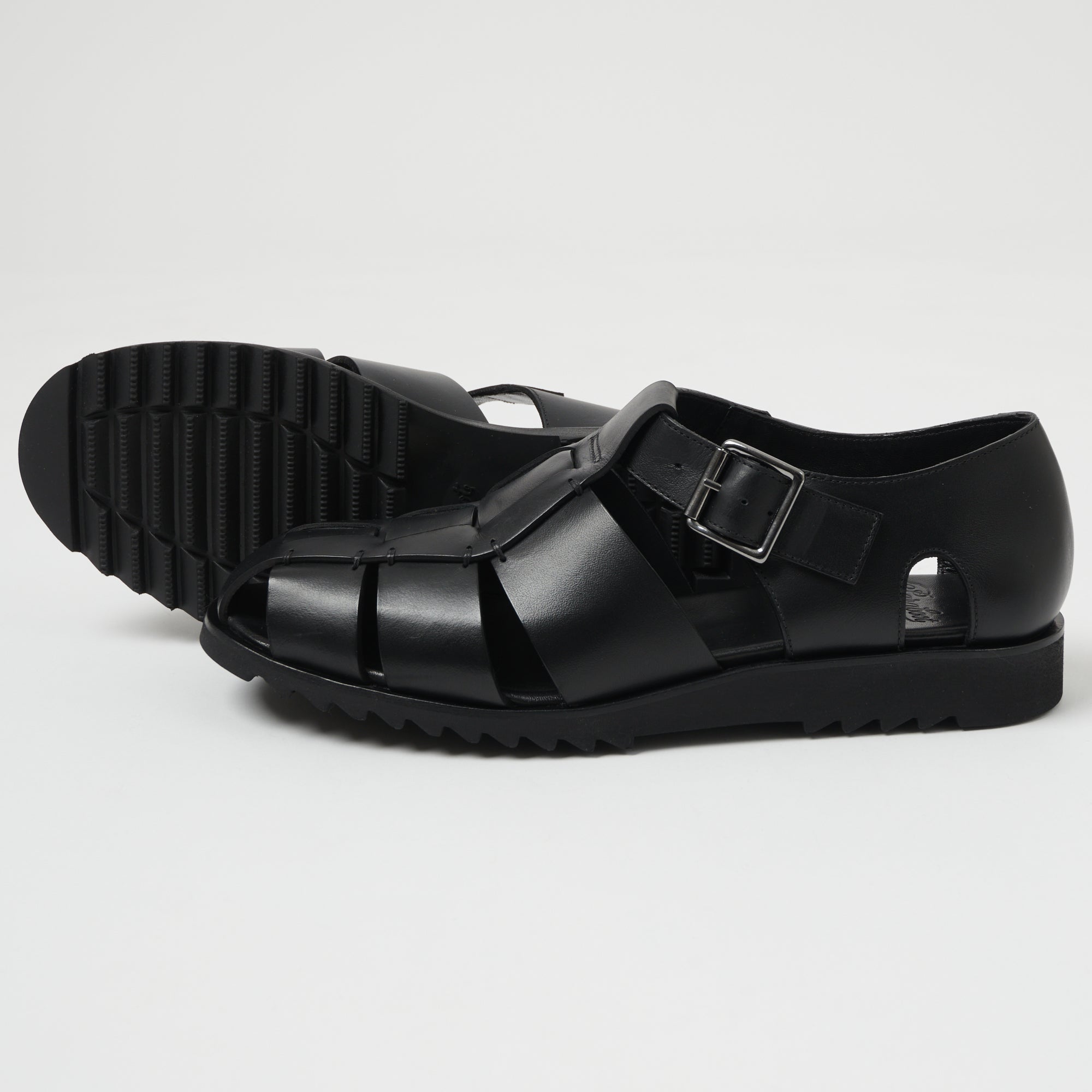 Paraboot Pacific Sport Sandal - Black Lisse Noir – SON OF A STAG