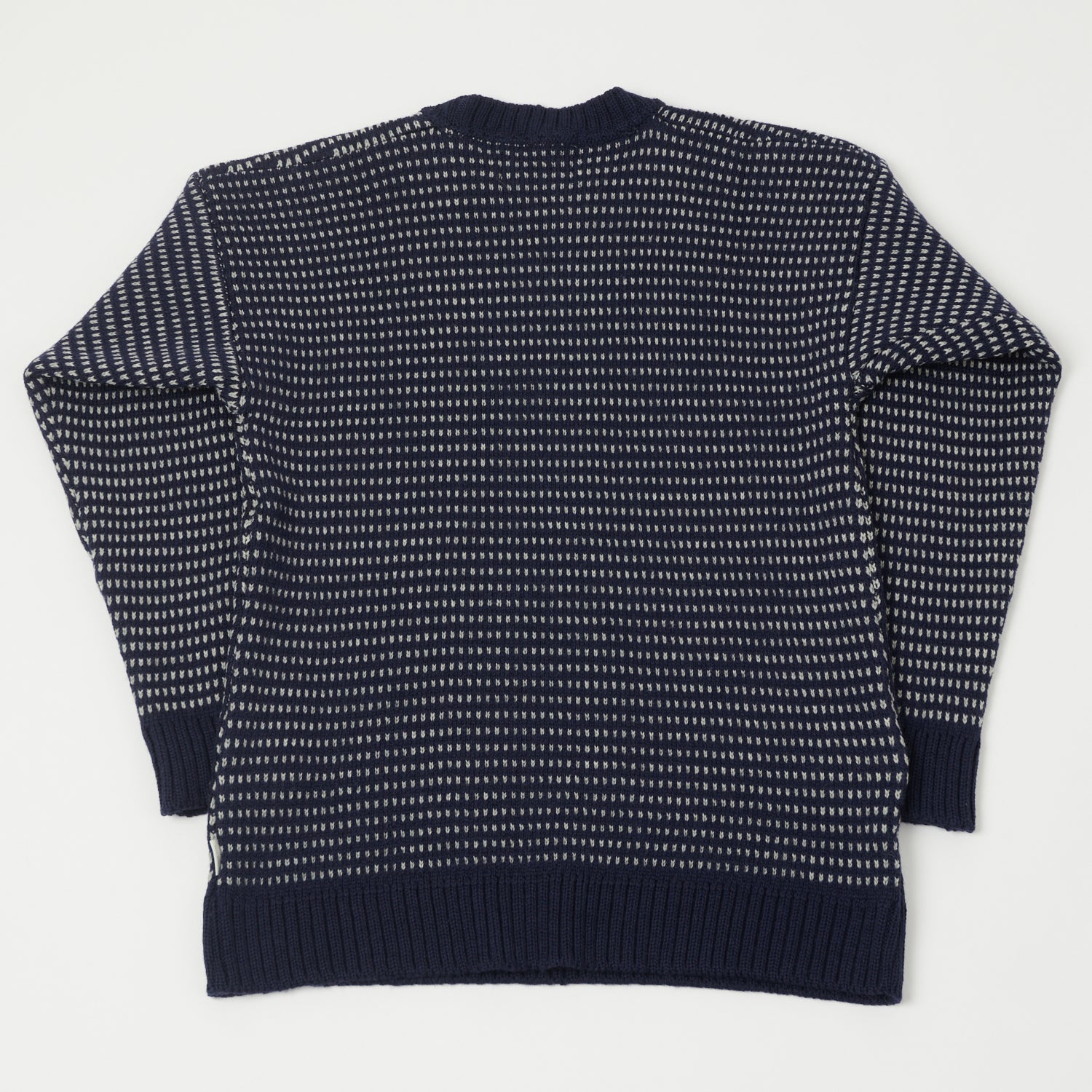 Peregrine Bantham Speckled Knit Jumper - Navy
