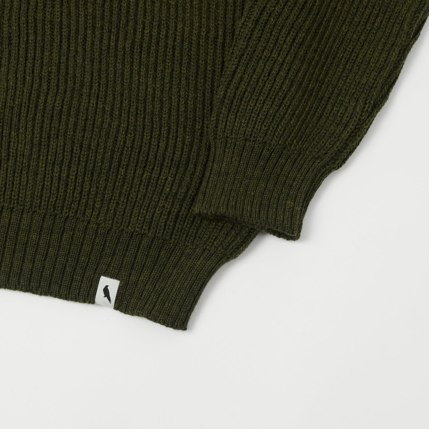 Peregrine Ford Crew Neck Jumper - Olive