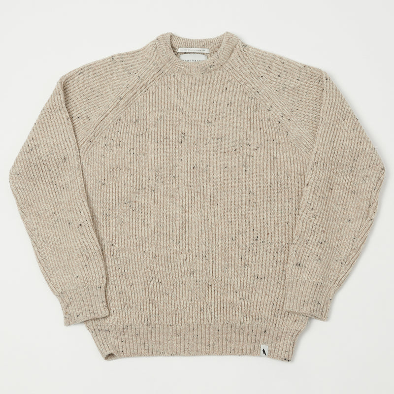 Peregrine Ford Crew Neck Jumper - Oatmeal