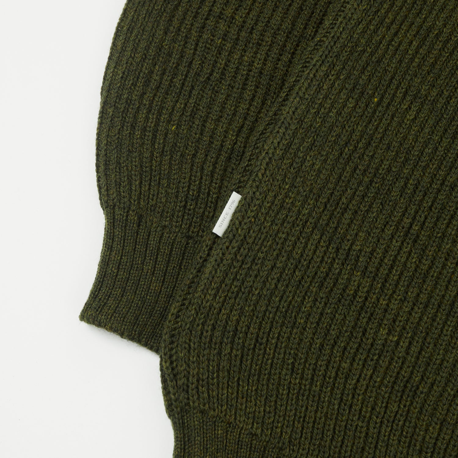 Peregrine Foxton Quarter Zip Jumper - Olive