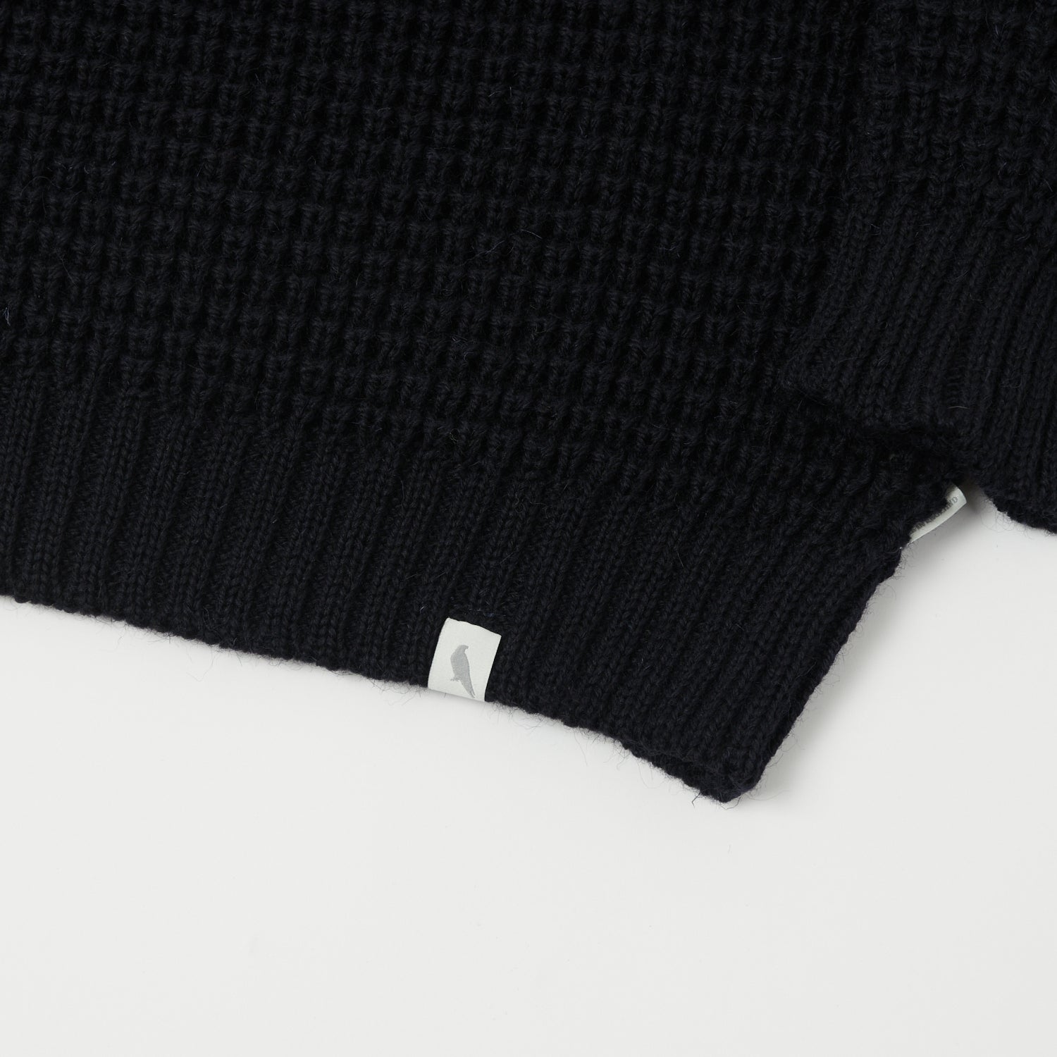 Peregrine Waffle Knit Jumper - Navy