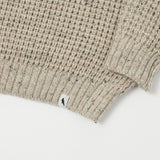 Peregrine Waffle Crew Neck Jumper - Skiddaw