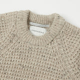 Peregrine Waffle Crew Neck Jumper - Skiddaw