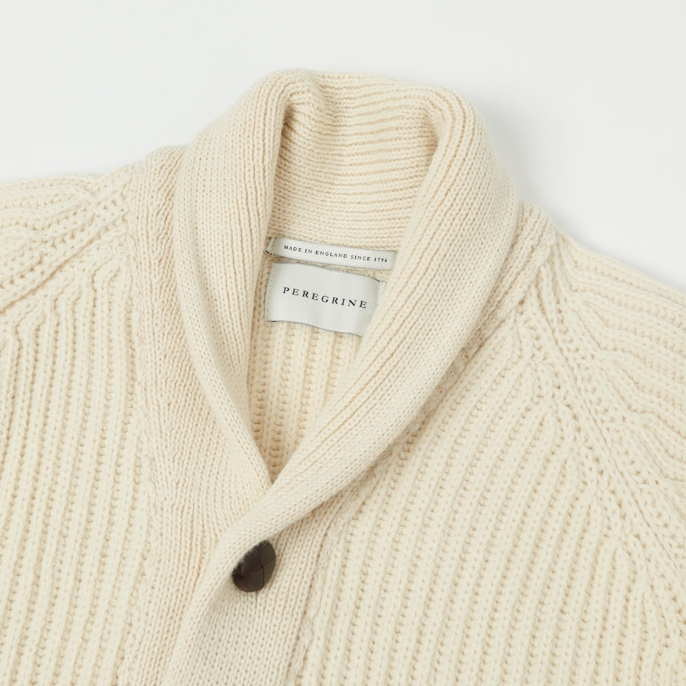 Peregrine Wilkinson Shawl Collar Cardigan - Ecru