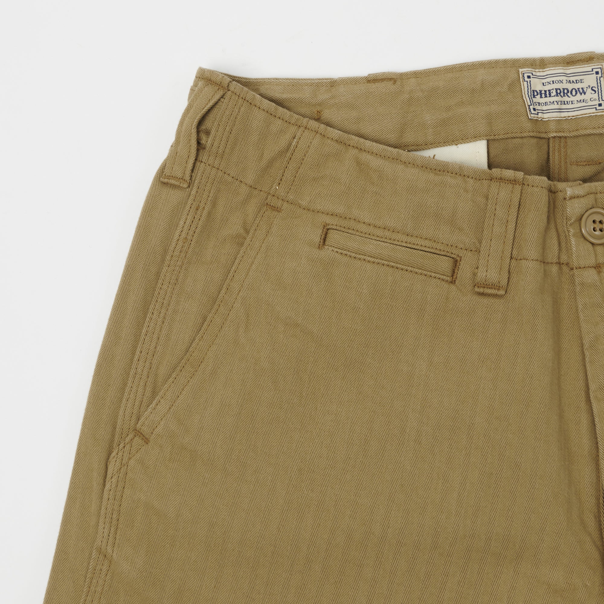 Pherrow's 15W-PM45 Trousers - Beige