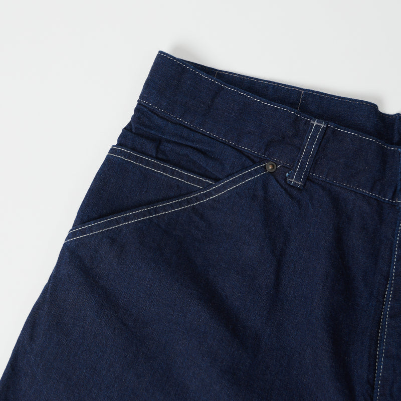 Pherrows 301 Denim Work Pants - Blue