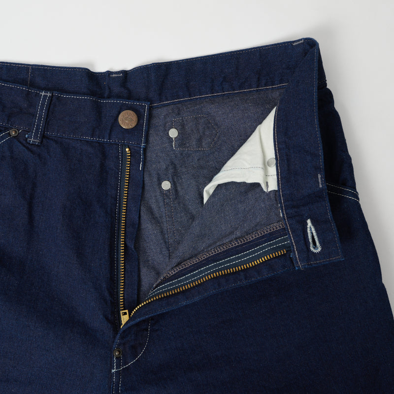 Pherrows 301 Denim Work Pants - Blue