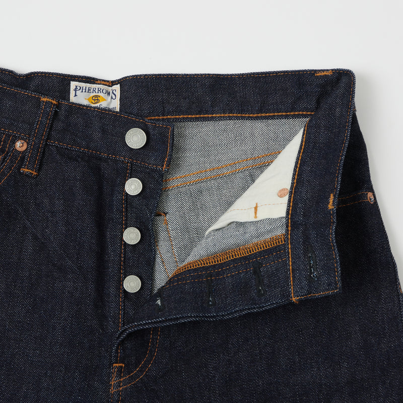 Pherrow's 466 13.5oz Slim Straight Jean - One Wash