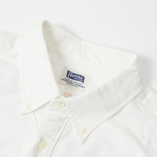 Pherrows PBD1 Oxford Shirt - White