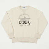 Pherrow's U.S.N. Sweatshirt - Oatmeal