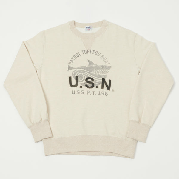 Pherrow's U.S.N. Sweatshirt - Oatmeal