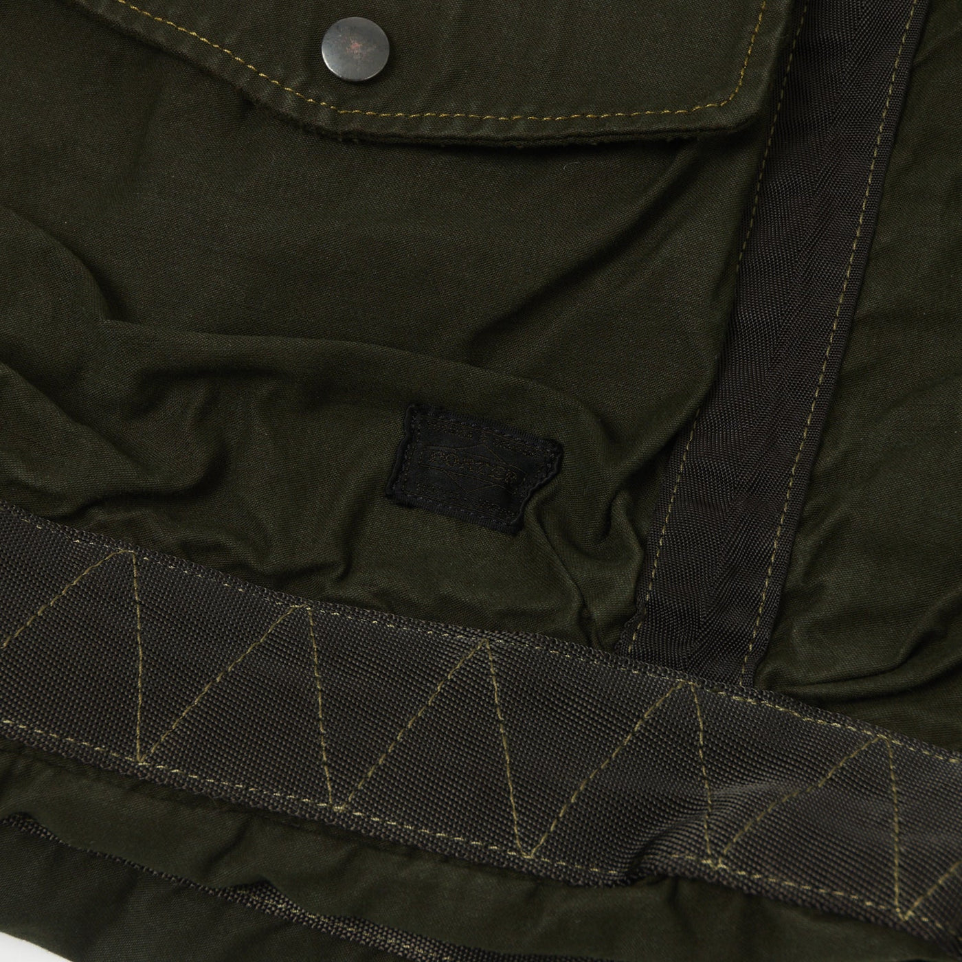 PORTER CRAG TOTE カーキ Crag Tote Bag — Khaki – La Garçonne