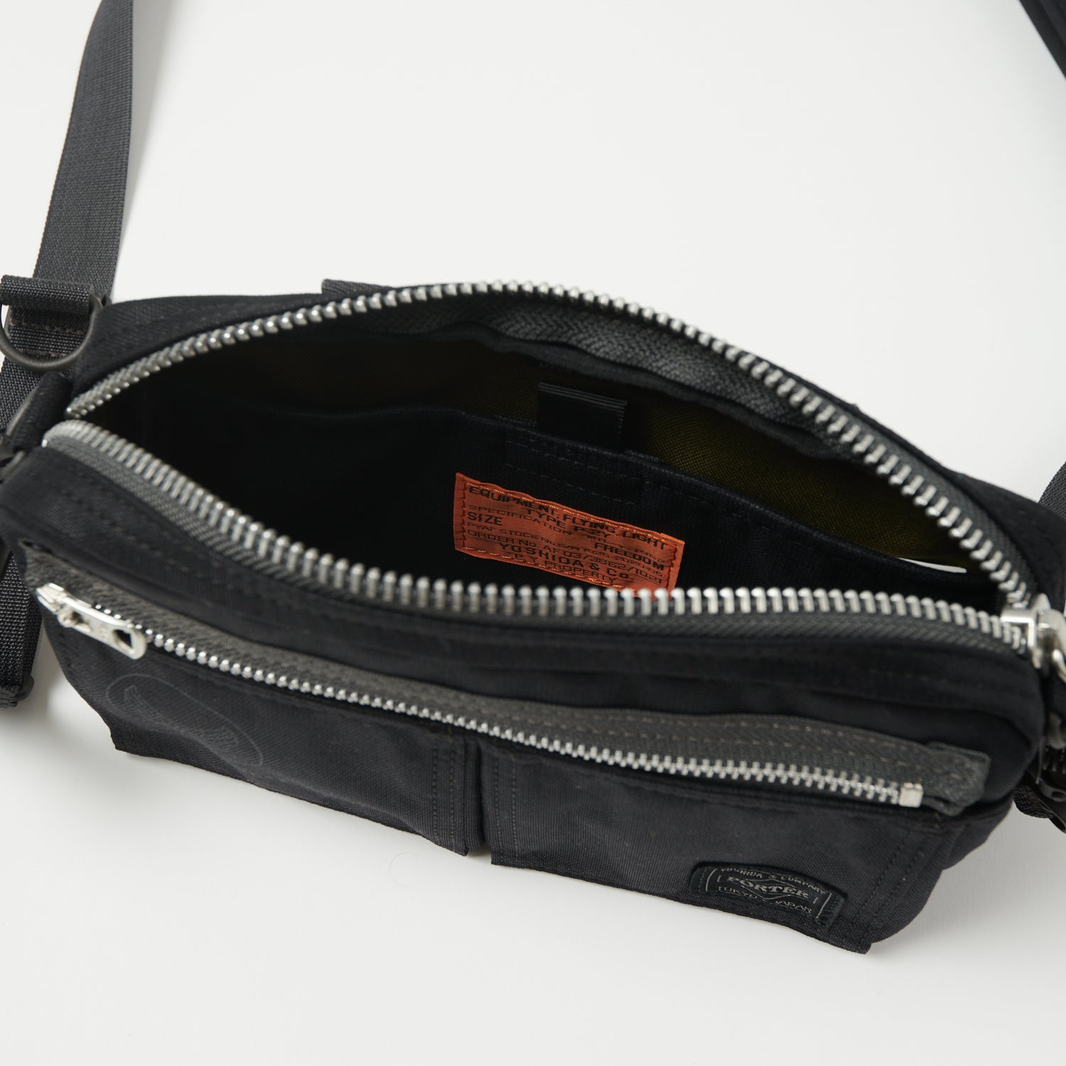 Porter-Yoshida & Co. Flying Ace 2Way Shoulder Bag - Black