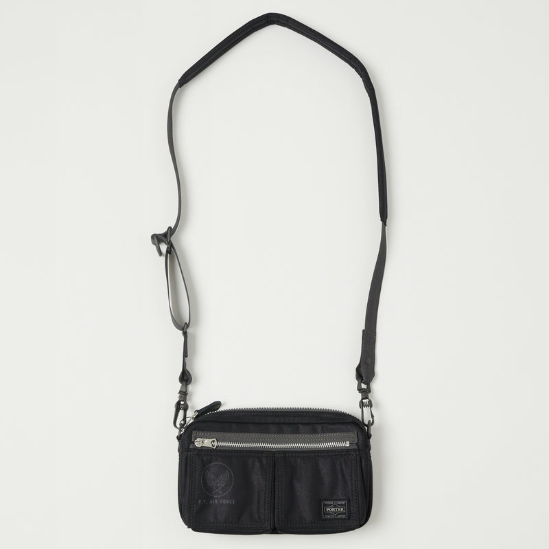 Porter-Yoshida & Co. Flying Ace 2-Way Shoulder Bag - Black | SON