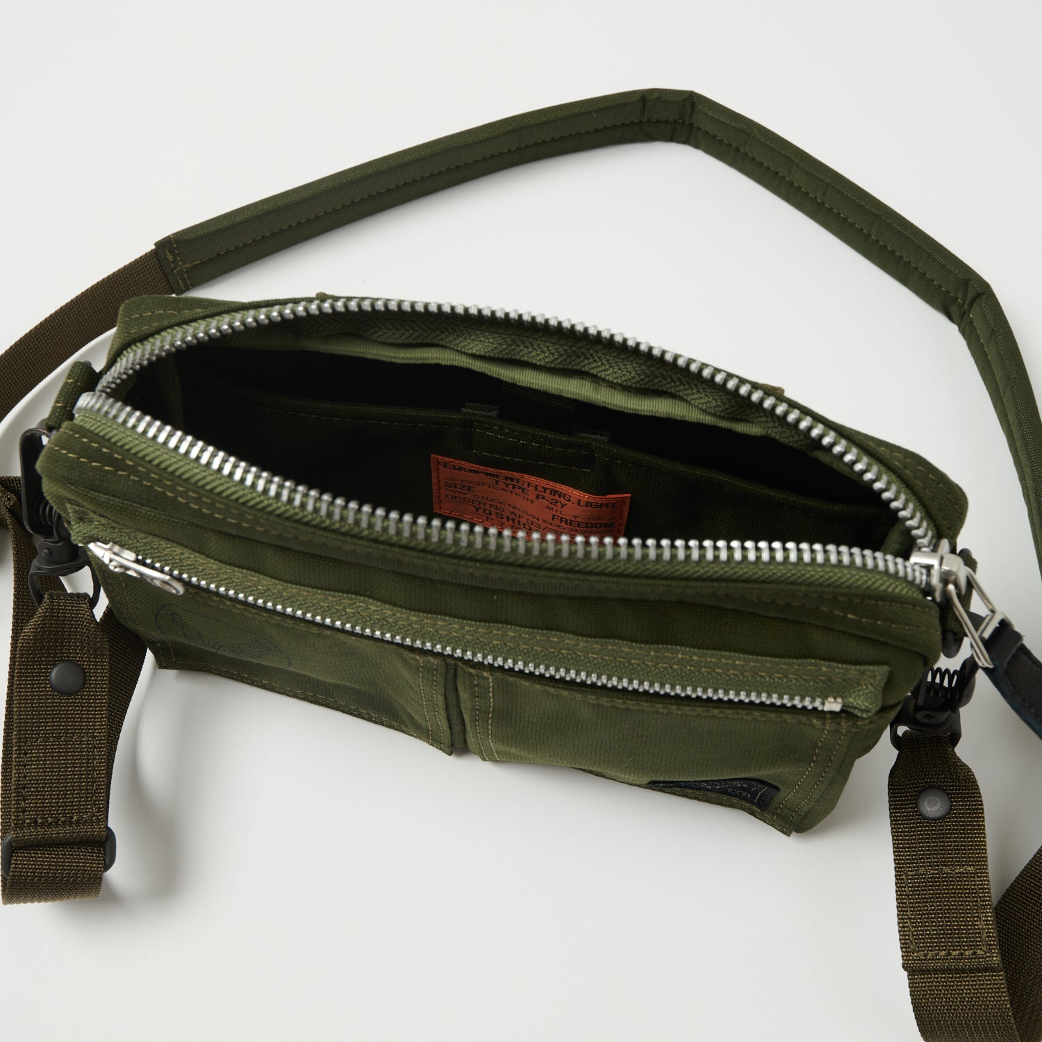 Porter-Yoshida & Co. Flying Ace 2Way Shoulder Bag - Olive Drab