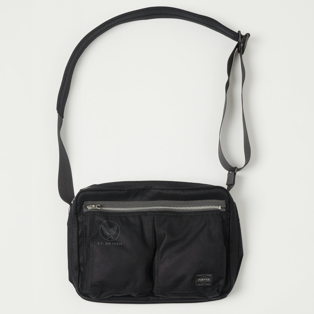 Porter-Yoshida & Co. Flying Ace Shoulder Bag - Black | SON