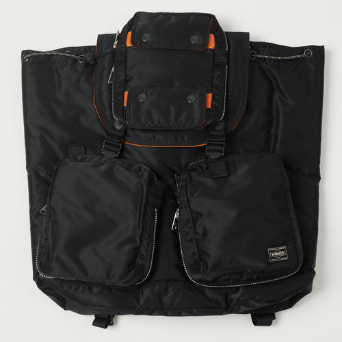 Porter-Yoshida & Co. Tanker Ruck Sack - Black