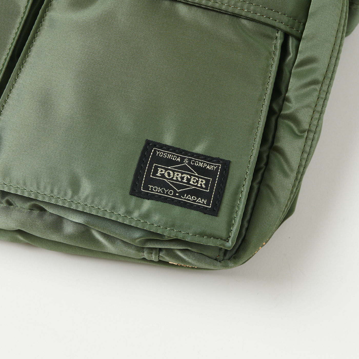 Porter-Yoshida & Co. Small Tanker Shoulder Bag - Sage Green