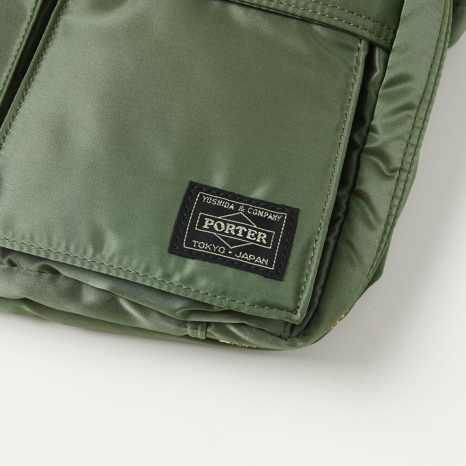 Porter-Yoshida & Co. Small Tanker Shoulder Bag - Sage Green