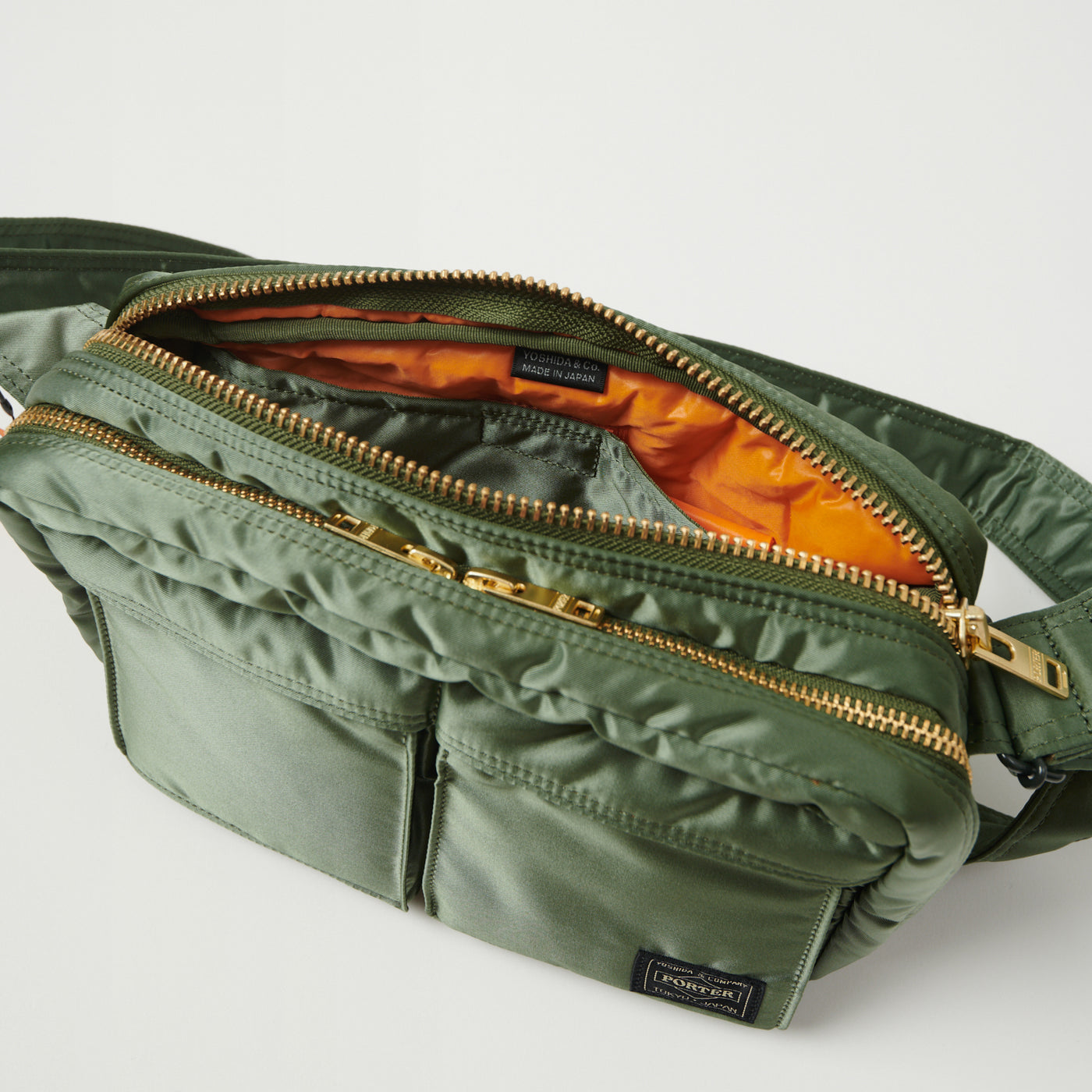 Porter-Yoshida & Co. Small Tanker Shoulder Bag - Sage Green